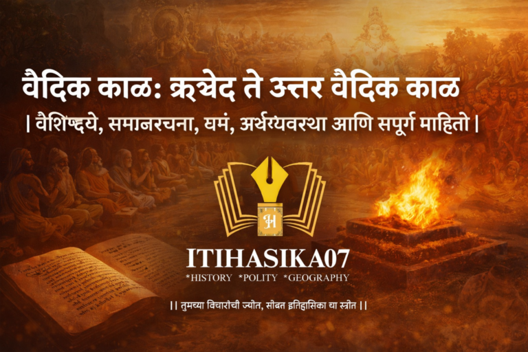 वैदिक काळाचा इतिहास – ऋग्वेदिक आणि उत्तर वैदिक काळातील समाज व संस्कृती