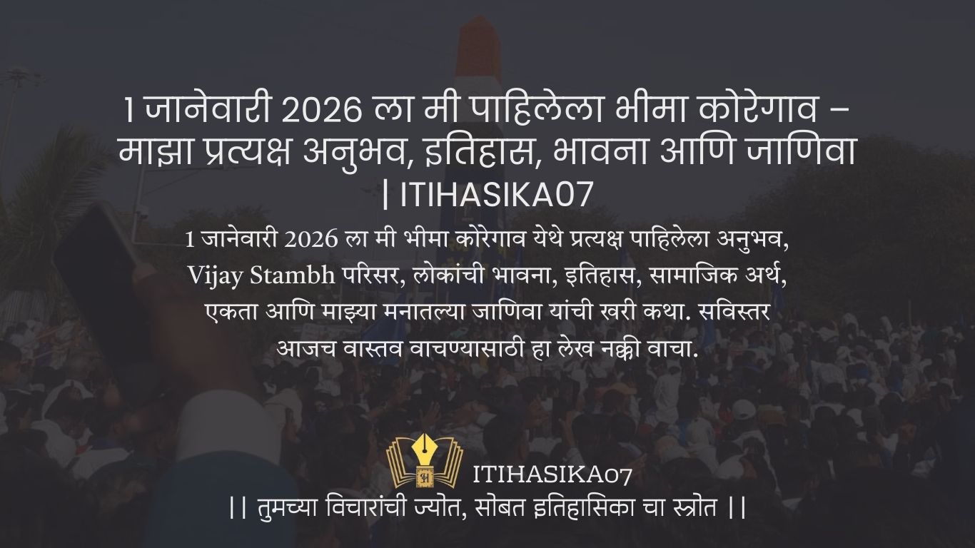 भीमा कोरेगाव 2026 प्रत्यक्ष अनुभव Marathi