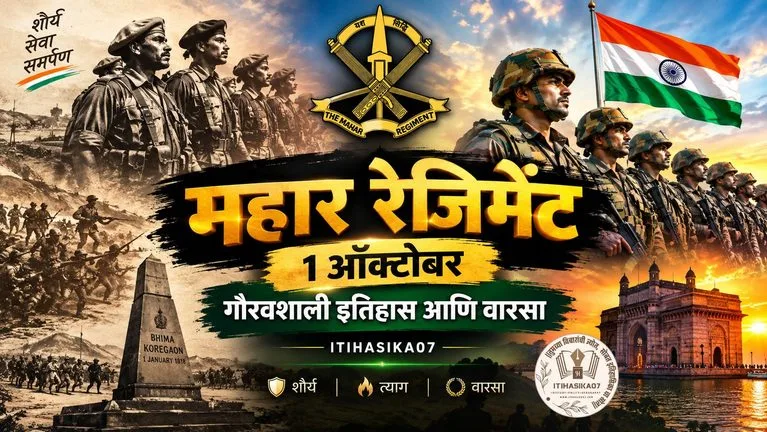 महार रेजिमेंट 1 ऑक्टोबर 1941 इतिहास आणि शौर्य – AI generated illustration